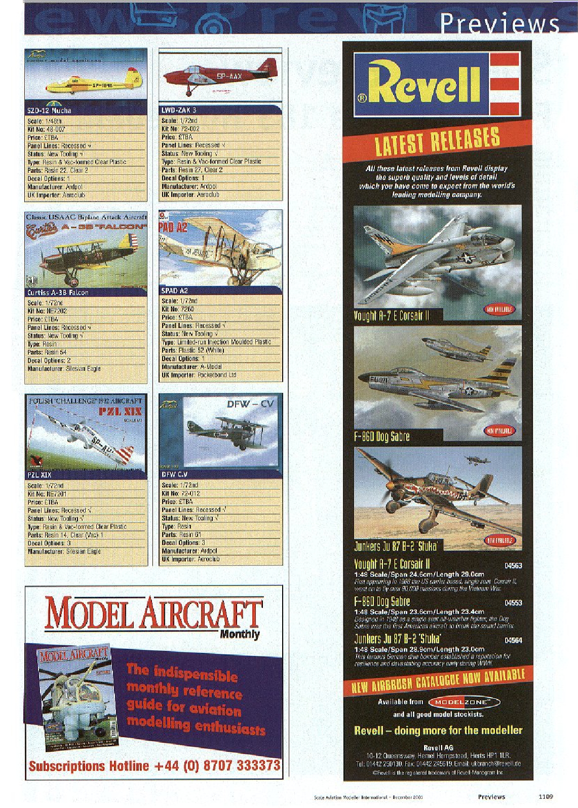 Scale Aviation Modeller International 2001-12